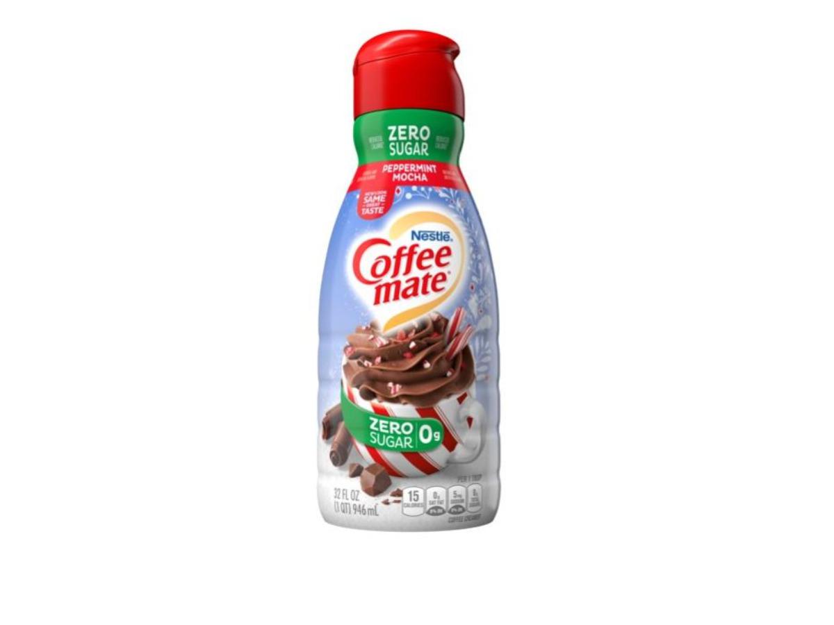 Coffee Creamer, NonDairy, Zero Sugar, Peppermint Mocha Nutrition Facts
